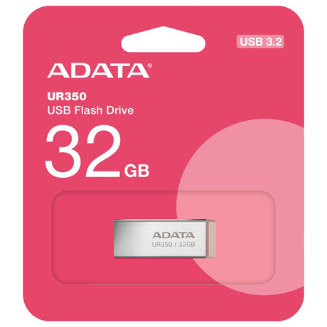 ADATA Flash Disk 32GB UR350, USB 3.2 Dash Drive, kov hnědá (foto 3)
