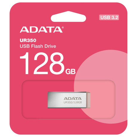 A-Data ADATA Flash Disk 128GB UR350, USB 3.2 Dash Drive, kov hnd (UR350-128G-RSR/BG)