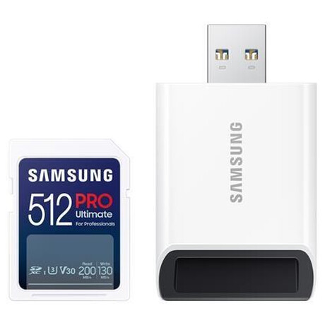 Samsung SDXC PRO ULTIMATE / SDXC / 512GB / USB 2.0/Class 10/+ Adaptr (foto 1)