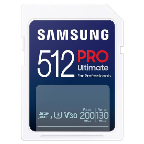 Samsung SDXC PRO ULTIMATE / SDXC / 512GB / USB 2.0/Class 10/+ Adaptr (foto 3)