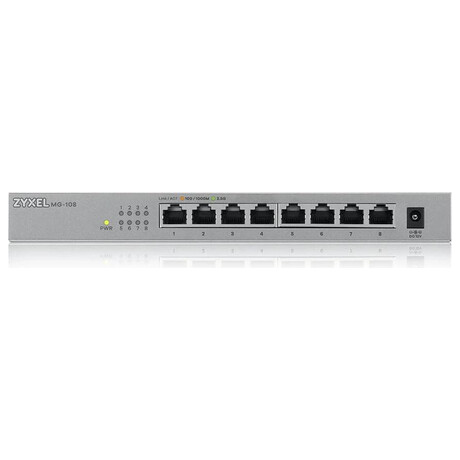 ZYXEL zyxel XMG-108 8 Ports 2,5G + 1 SFP+, 8 ports 100W total PoE++ Desktop MultiGig unmanaged Switch (XMG-108HP-EU0101F)