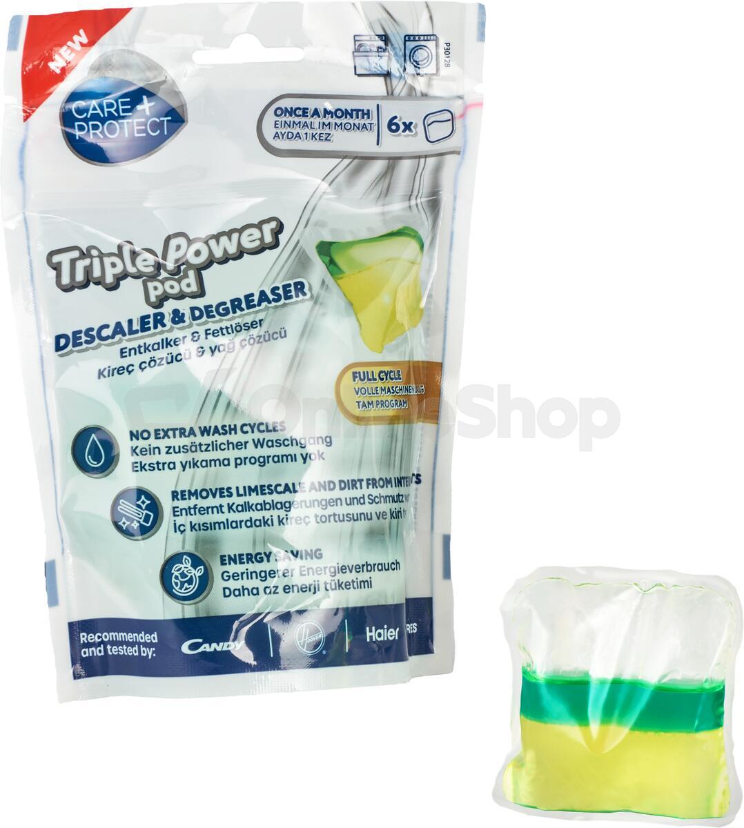 Čistící tablety pro pračky a myčky Care+Protect CPPPODWMDW Triple