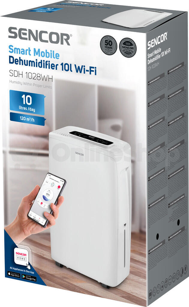 Odvlhčovač vzduchu Sencor SDH 1028WH