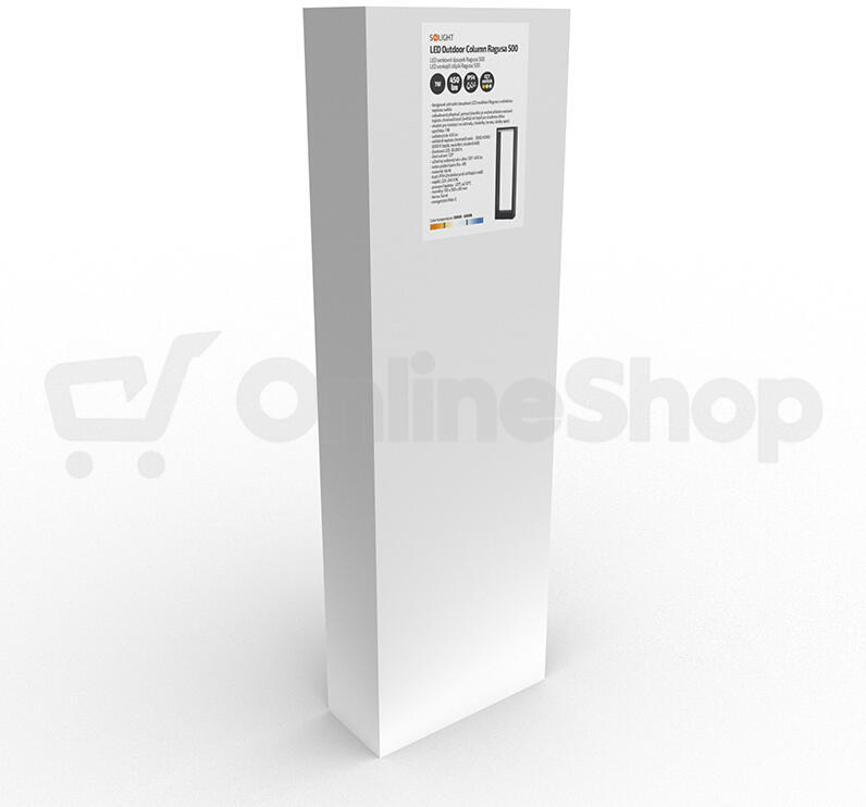 Solight LED venkovní sloupek Ragusa 500, 7W, 450lm, 3 CCT