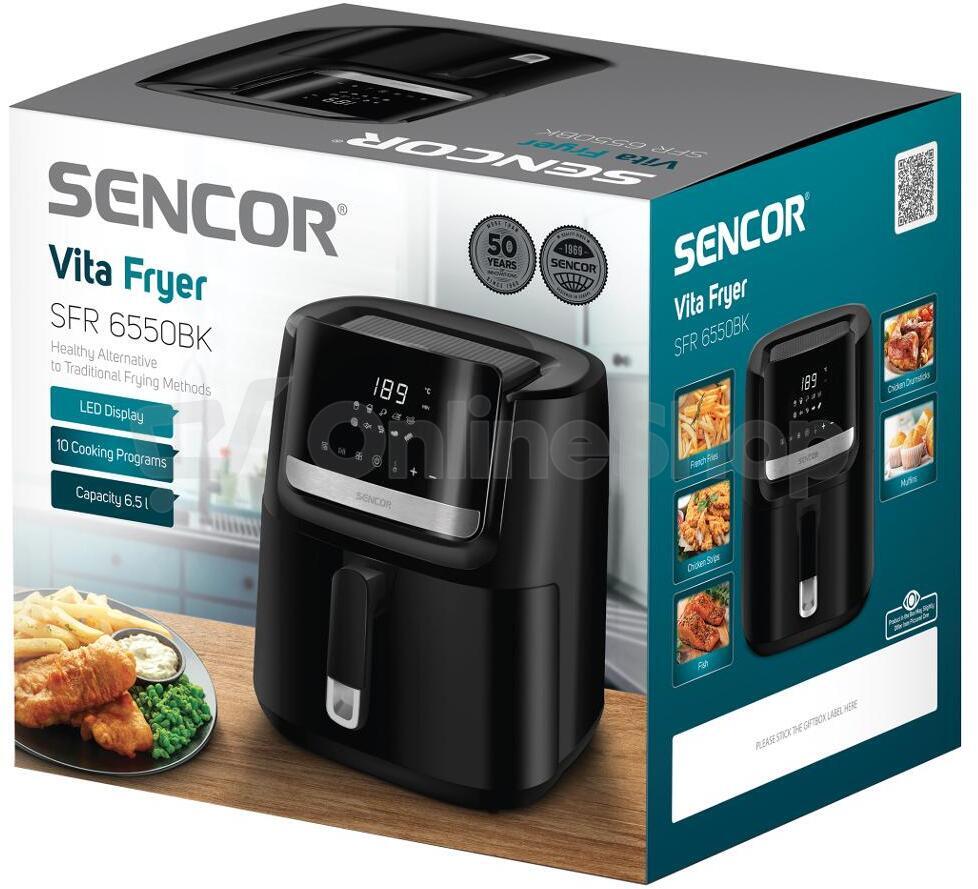Horkovzdušná fritéza Sencor SFR 6550BK