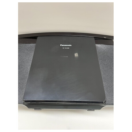 Mikrosystém Panasonic SC-HC 200 černý | Skutečná fotografie prodávaného kusu