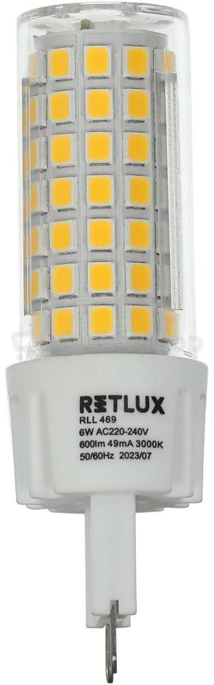 LED žárovka Classic Retlux RLL 469 G9 6W LED WW