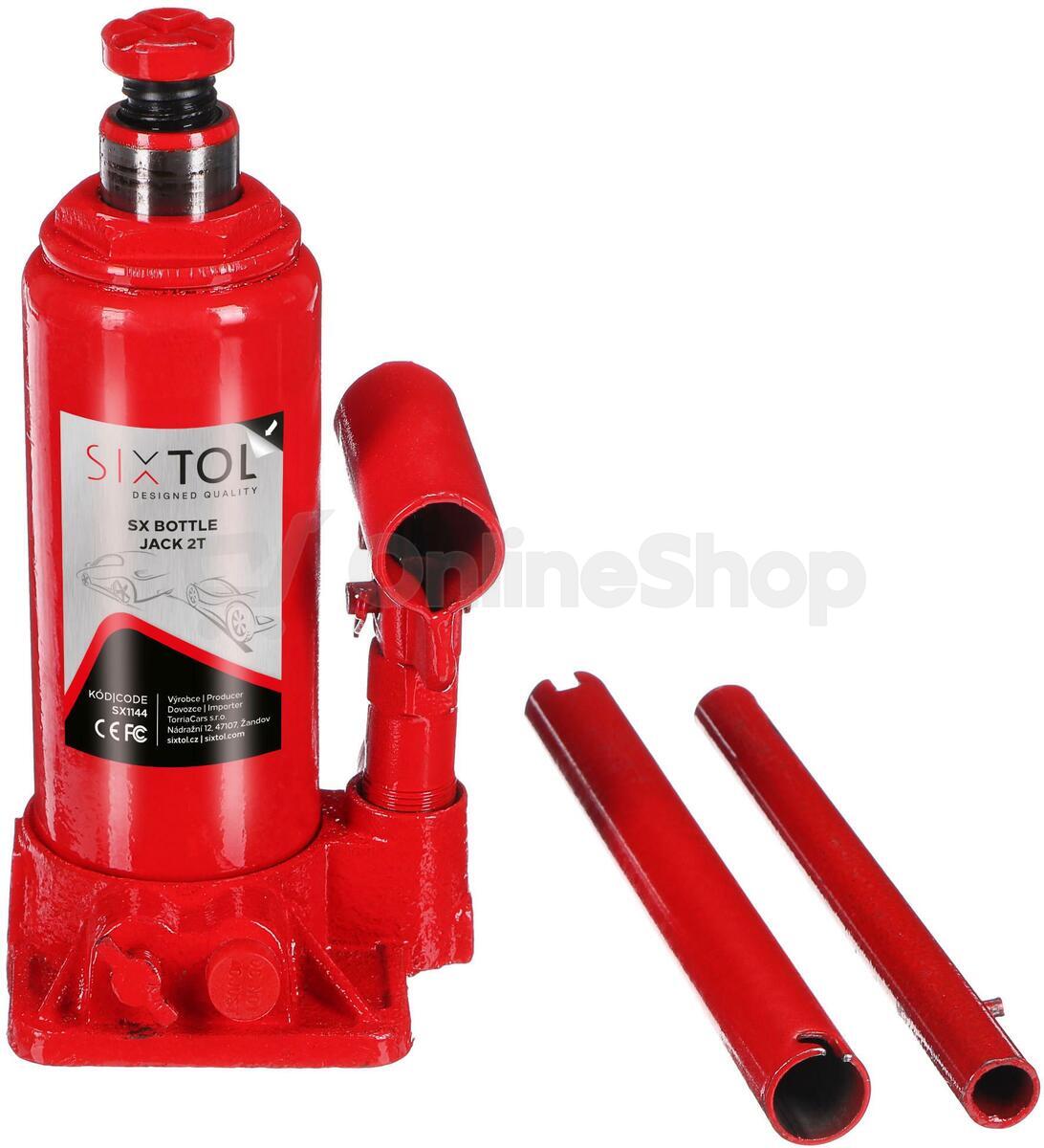 Hydraulický zvedák panenka SX BOTTLE JACK 2T SIXTOL