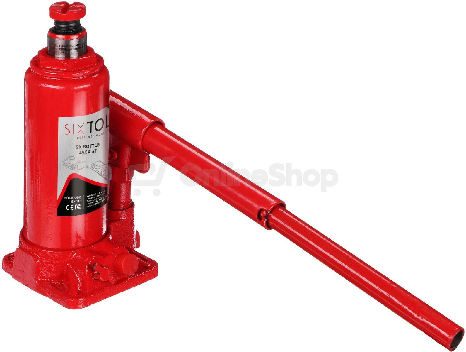 Hydraulický zvedák Sixtol BOTTLE JACK 3T