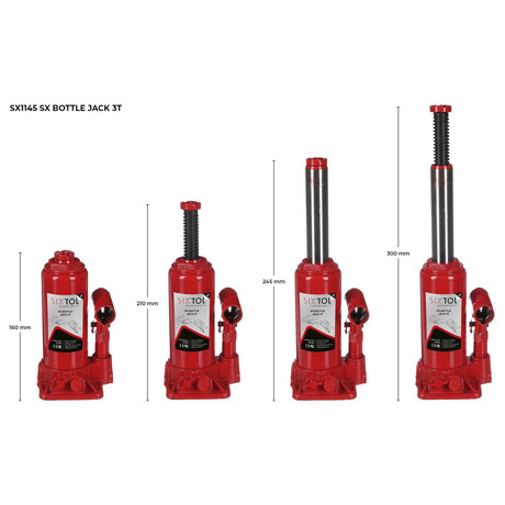 Sixtol BOTTLE JACK 3T (foto 6)