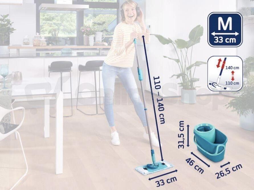 Mop Leifheit Clean Twist M Ergo 52137 + náhrada Static Plus ZDARMA
