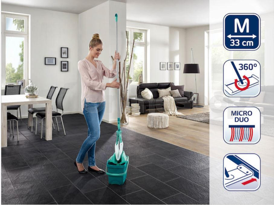 Sada Combi Clean M + náhrada Static Plus ZDARMA LEIFHEIT