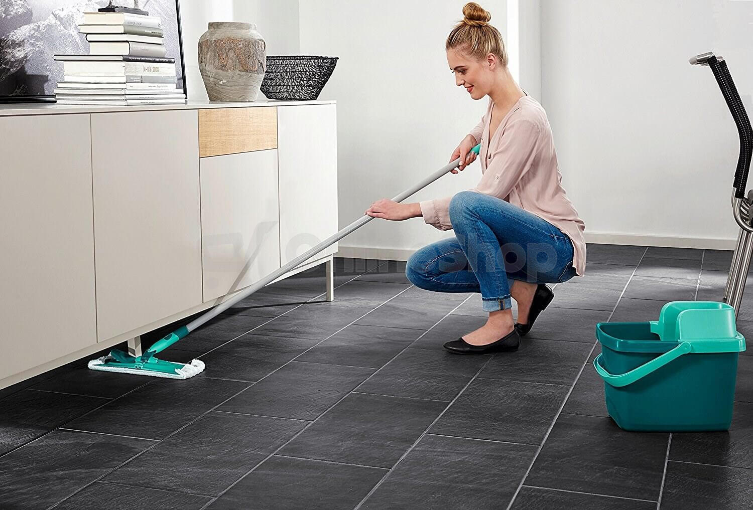Sada Combi Clean M + náhrada Static Plus ZDARMA LEIFHEIT