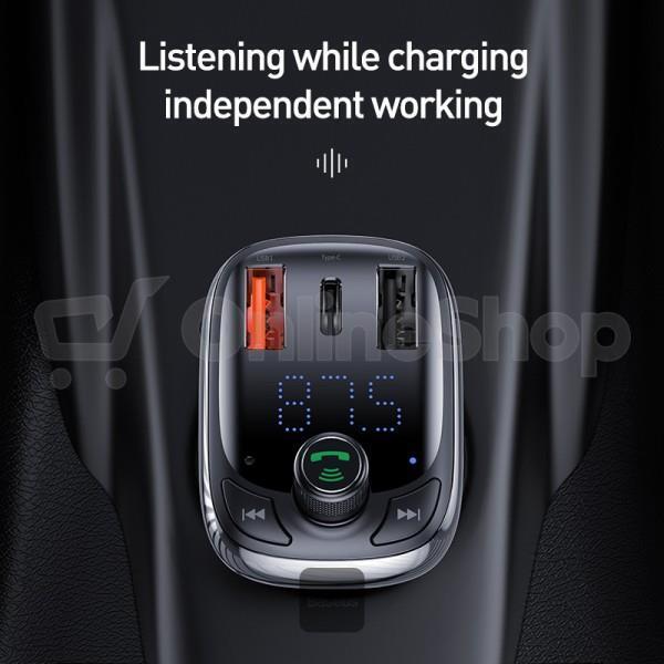 FM transmitter Baseus S13 T-shaped černý