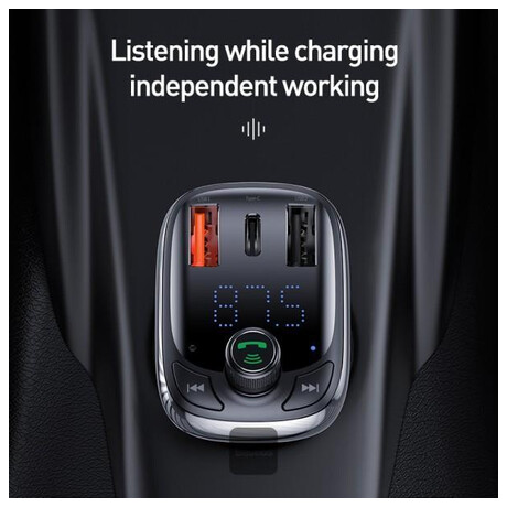 FM transmitter Baseus S13 T-shaped černý