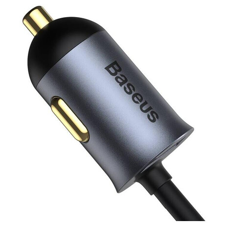 Baseus 3xUSB/1xUSB-C120W s prodluovacm kabelem 1,5m ed (foto 4)