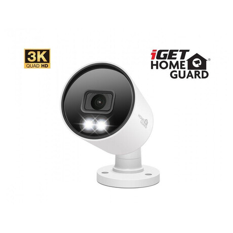 iGET HOMEGUARD HGDVK83304 - CCTV kamerov systm 3K DVR 8CH + 4x kamera s LED a zvukem