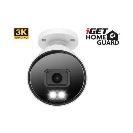 iGET HOMEGUARD HGDVK83304 - CCTV kamerov systm 3K DVR 8CH + 4x kamera s LED a zvukem