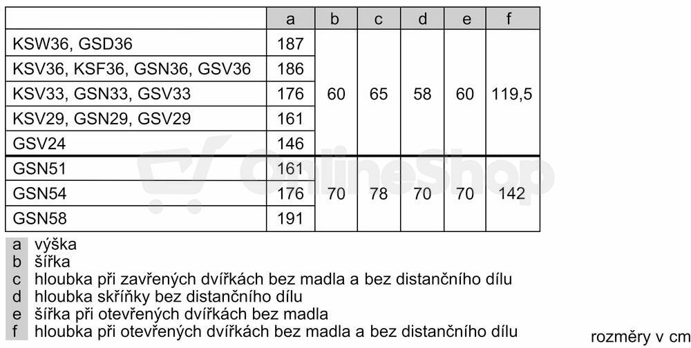 Chladnička Bosch KSV33NWEP Serie 2