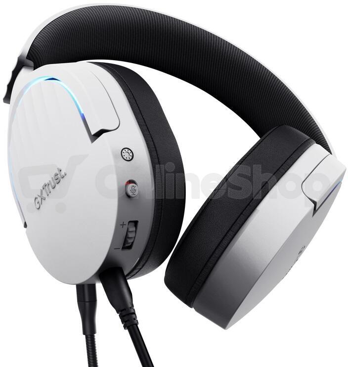 Sluchátka Trust Gaming GXT 490 Fayzo, bílá