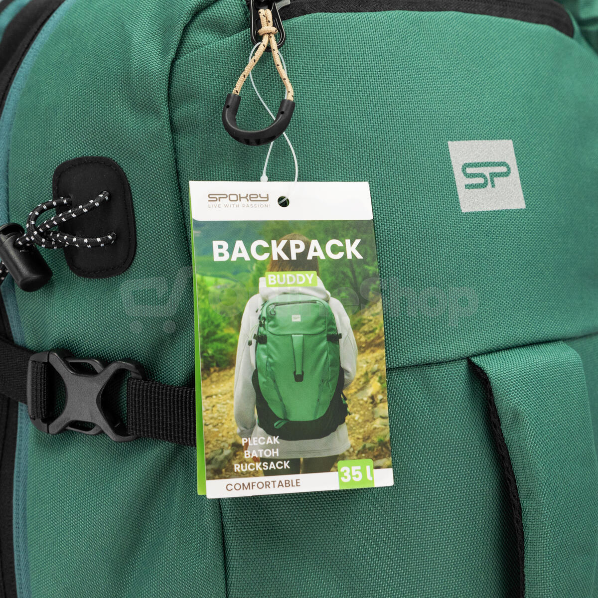 Turistický batoh Spokey BUDDY 35 l, zelený