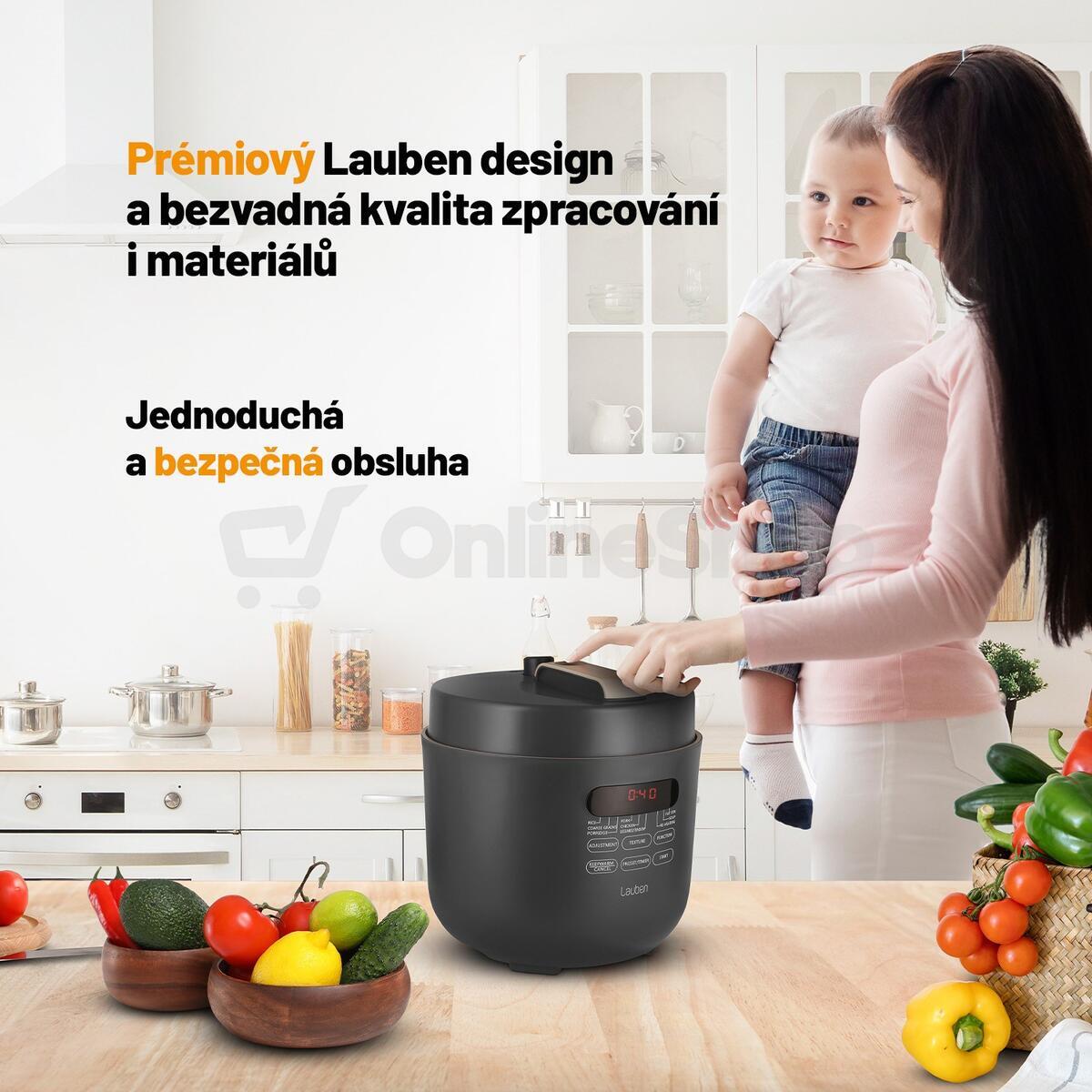 Elektrický tlakový hrnec Lauben 5000AT