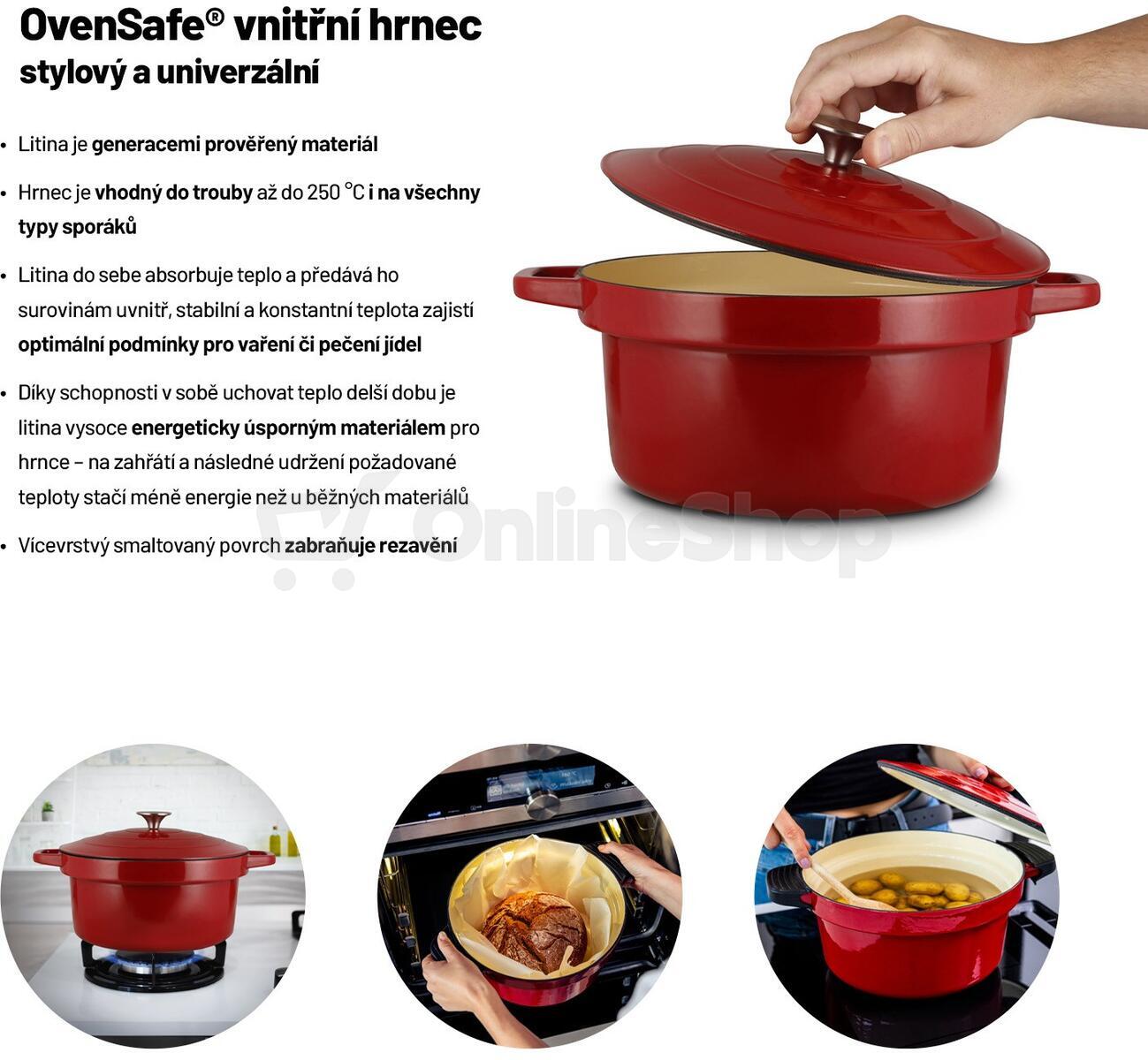 Multifunkční hrnec Lauben OvenSafe® 6000RS
