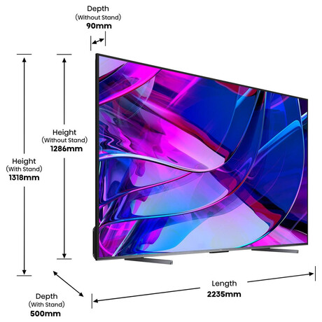 UHD miniLED TV Hisense 100U7KQ