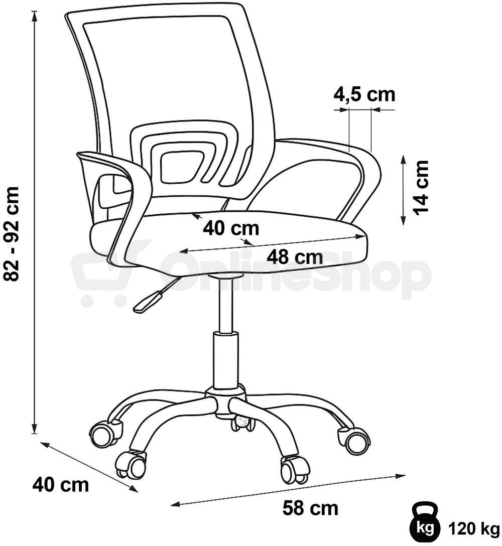 Dětská židle Autronic KA-L103 BLUE, modrá