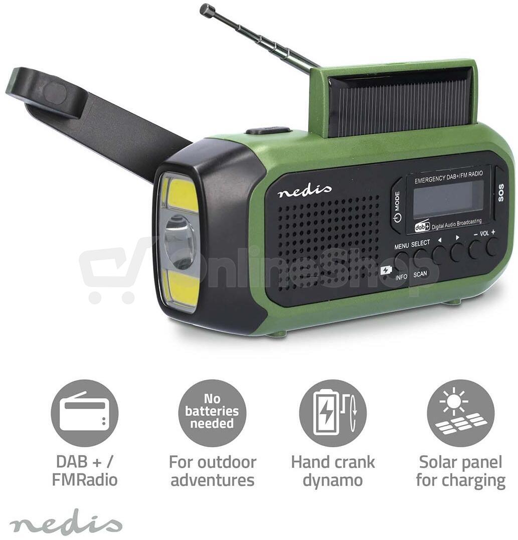 Nouzové Radio NEDIS RDDBCR2000GN