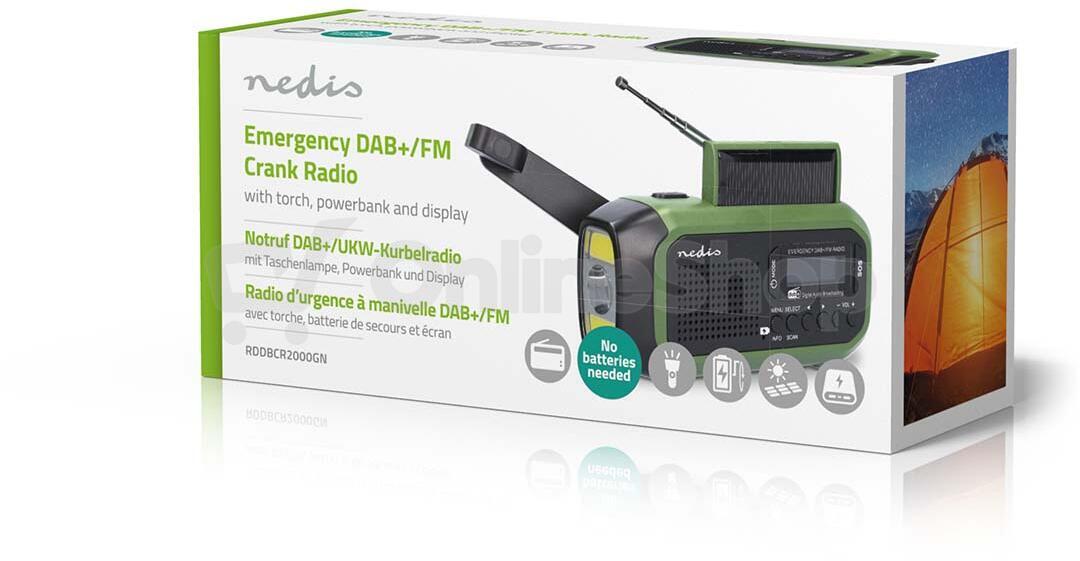 Nouzové Radio NEDIS RDDBCR2000GN