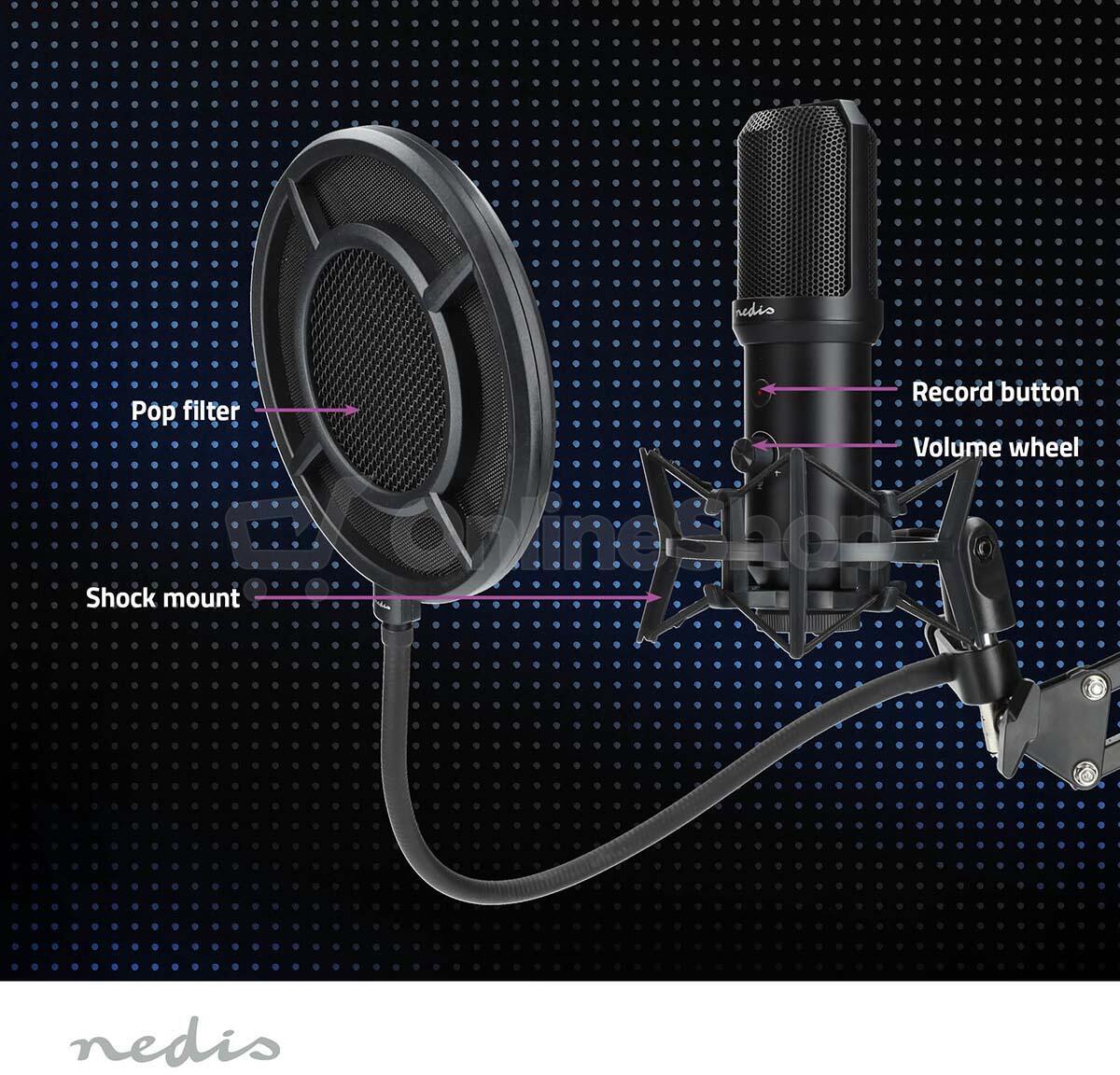 Mikrofon NEDIS GSMIC410BK