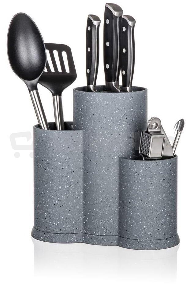 Stojan na nože 3v1 GRANITE Grey (25107101)