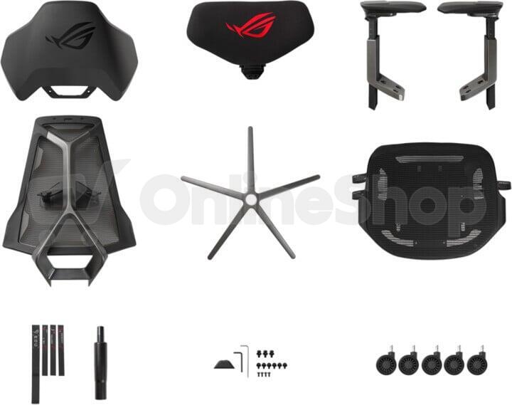 Herní křeslo Asus ROG SL400 Destrier, černé