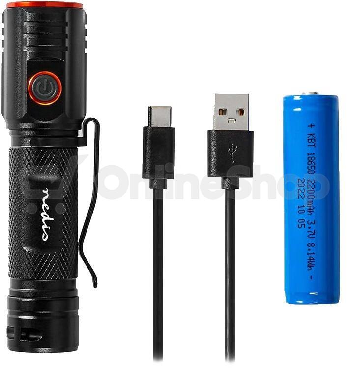 LED svítilna NEDIS LTRR20WBK