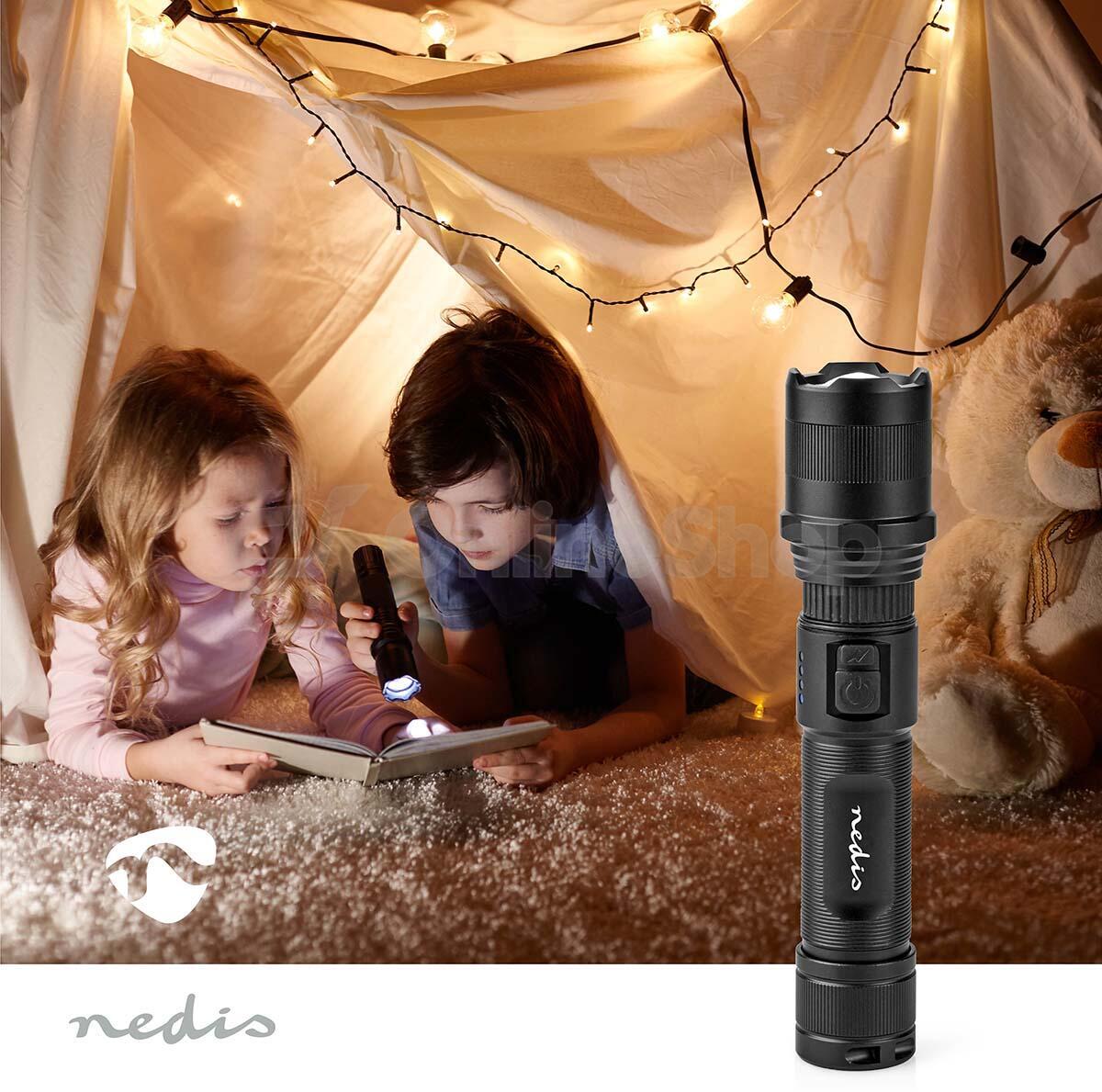 LED svítilna NEDIS LTRR10WBK