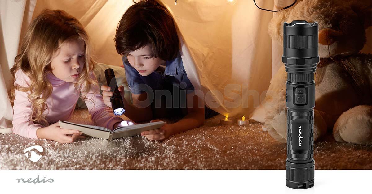 LED svítilna NEDIS LTRR10WBK