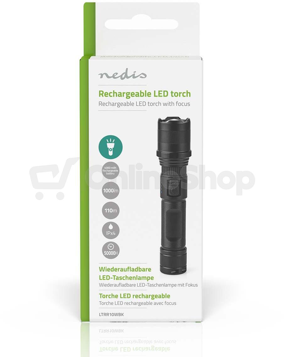 LED svítilna NEDIS LTRR10WBK