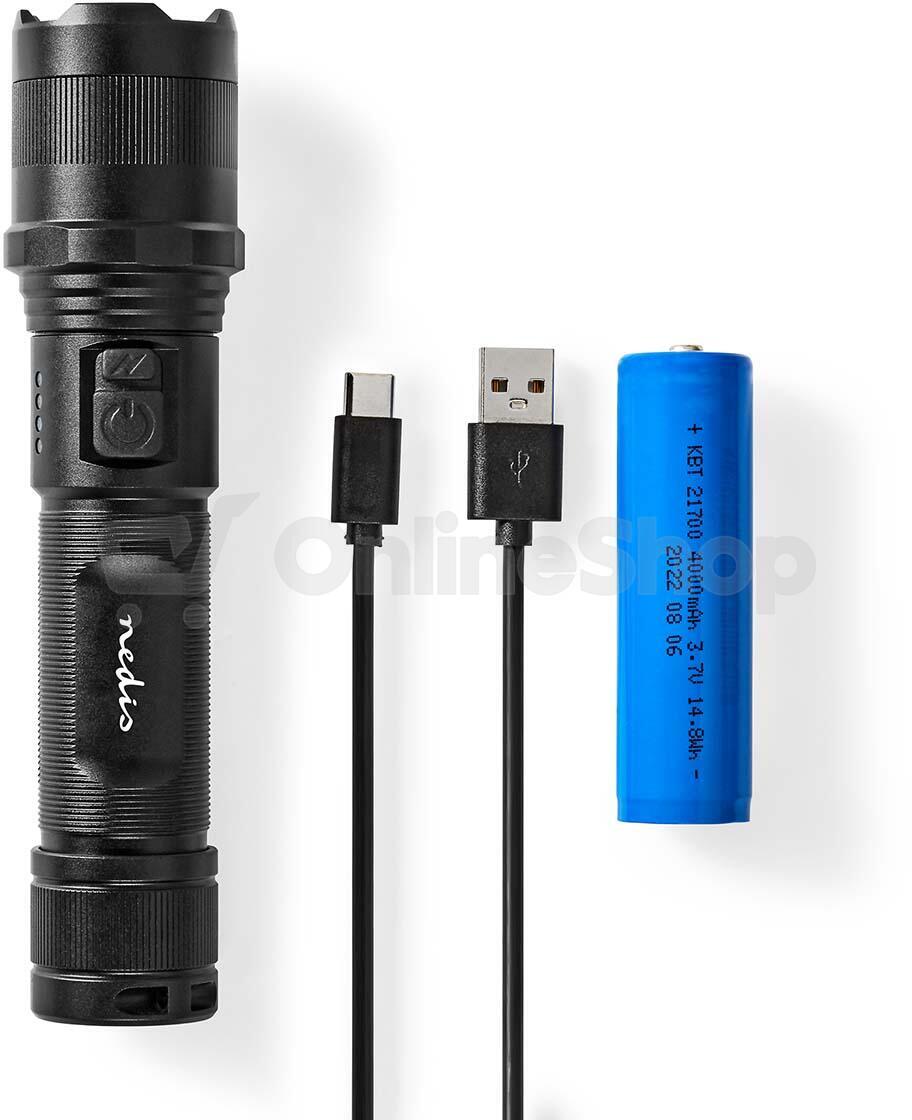 LED svítilna NEDIS LTRR10WBK