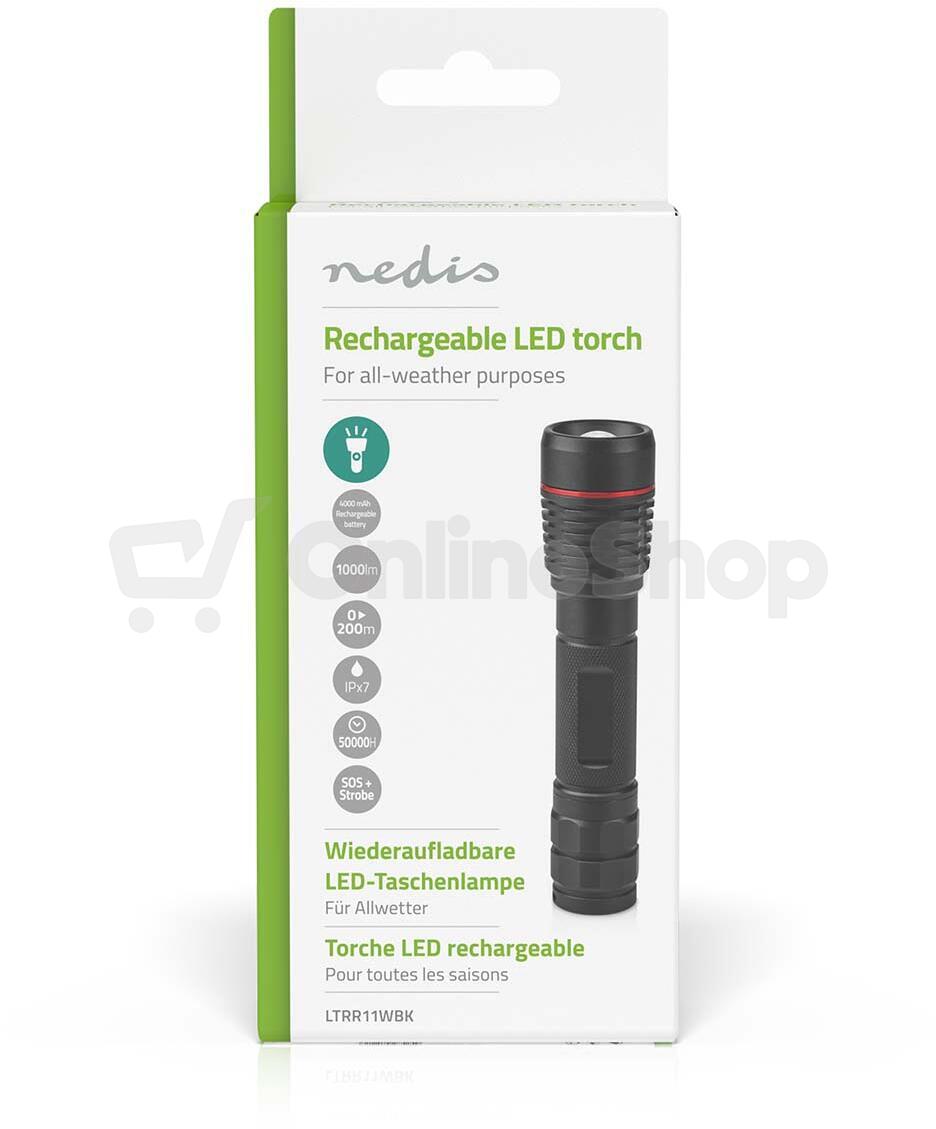 LED svítilna NEDIS LTRR11WBK