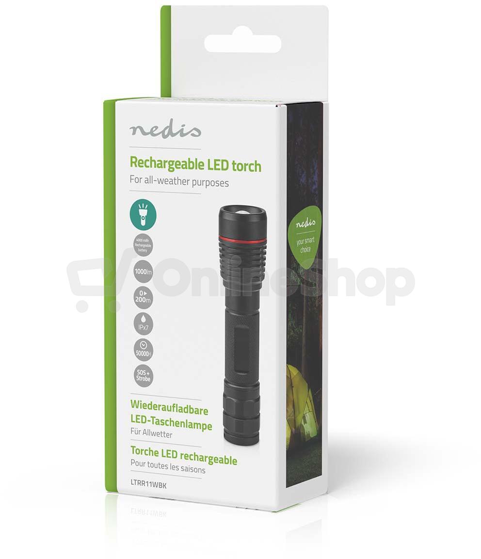 LED svítilna NEDIS LTRR11WBK