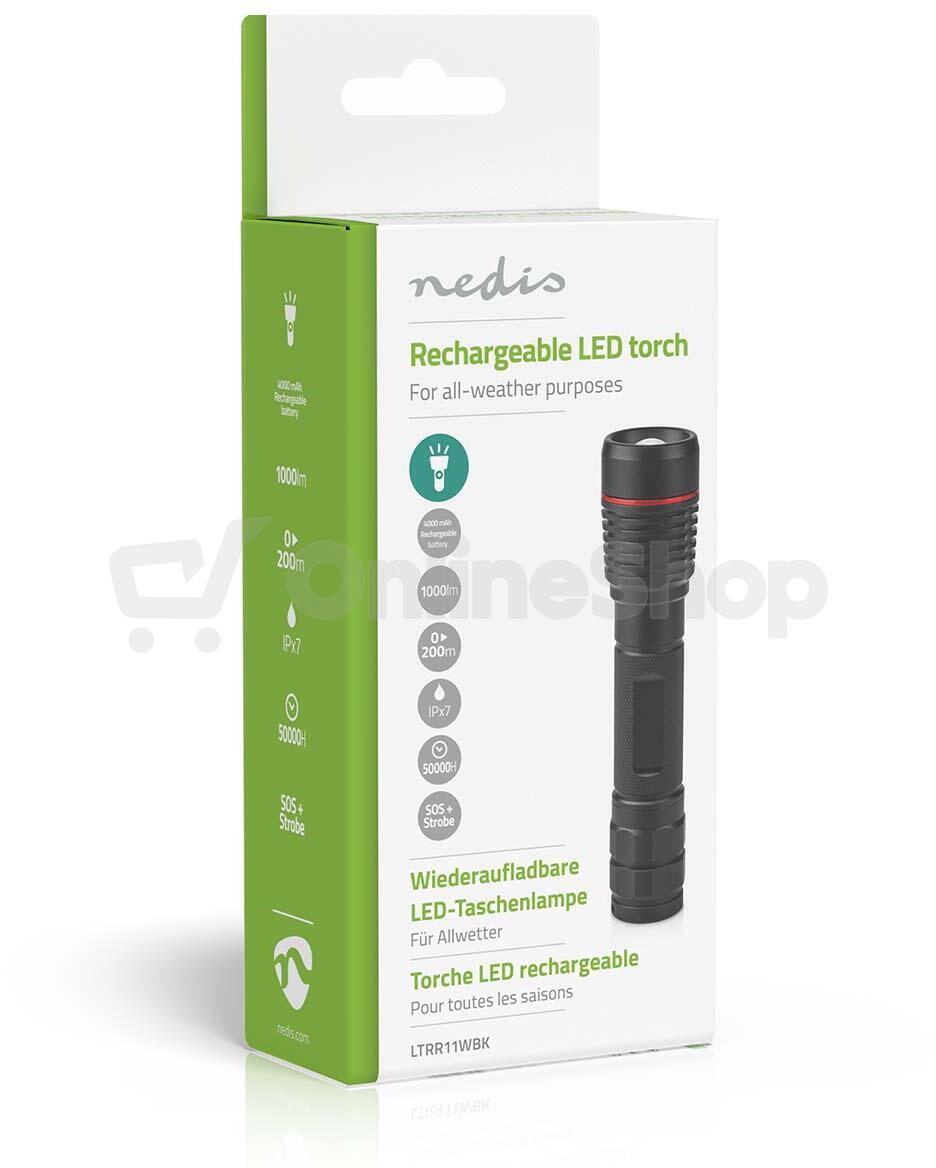 LED svítilna NEDIS LTRR11WBK