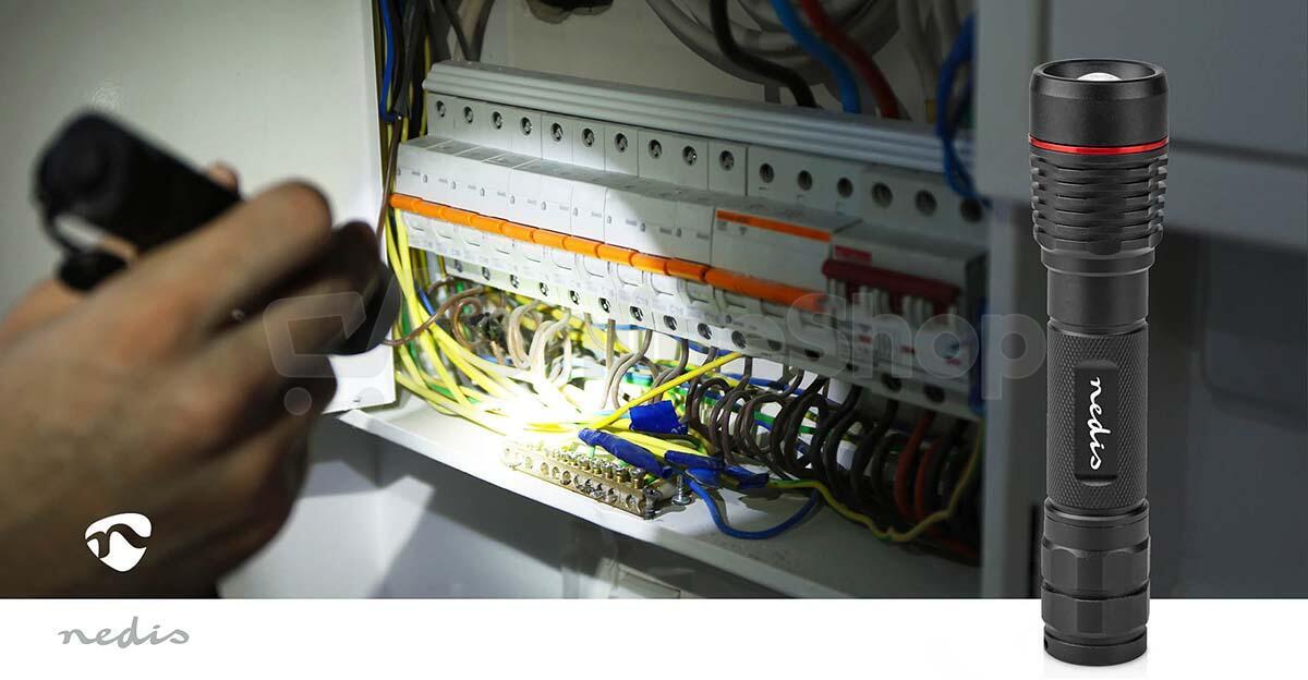 LED svítilna NEDIS LTRR11WBK
