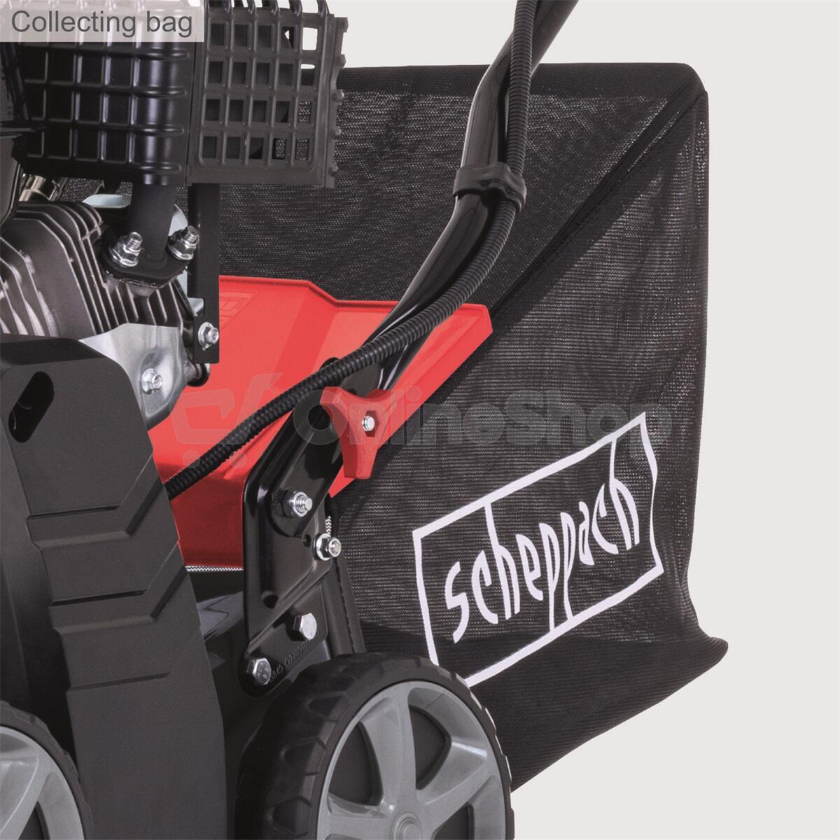 Scheppach SC 55 P, vertikutátor 40 cm s benzínovým motorem 2v1