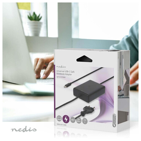 Adaptr k notebooku NEDIS NBAU45110BK