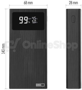 Emos B0532B Powerbanka BetaQ 20 20000 B