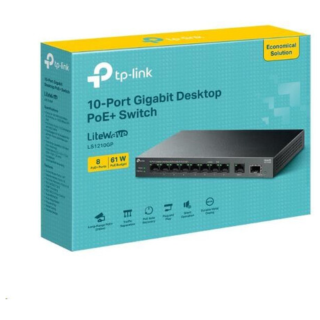 TP-Link LiteWave switch LS1210GP (foto 2)