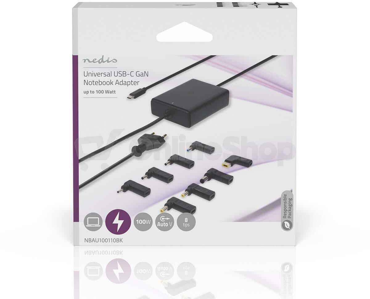 Adaptér k notebooku NEDIS NBAU100110BK