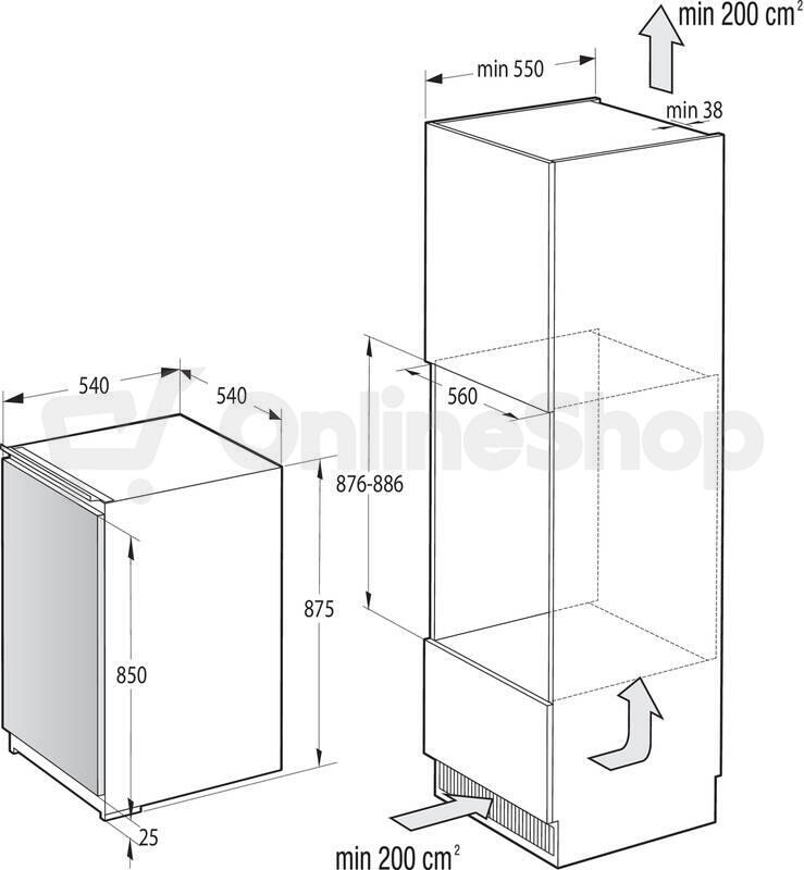Chladnička Gorenje RBI409EP1 G200