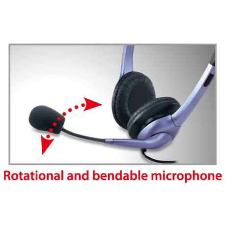 Headset Genius HS-04S - ern/stbrn